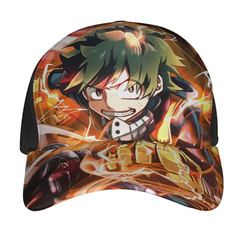 My Hero Academia Izuku Midoriya Baseball Hat Hip Hop Caps Sun Hat