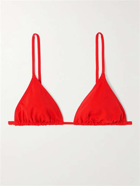 Eres Les Essentiels Mouna Triangle Bikini Top Net A Porter
