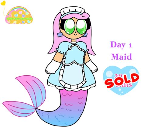 MerMay Adopt - Day 1 - Maid (CLOSED) by BabyRay-RayCutieOwO on DeviantArt