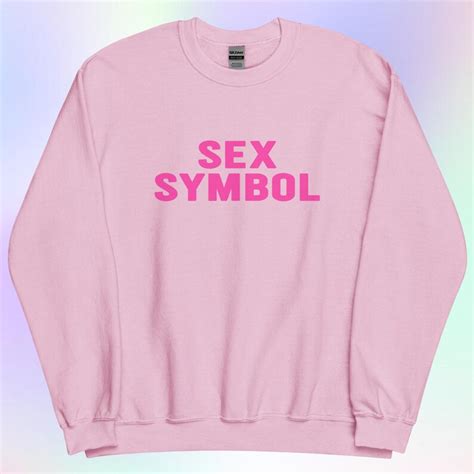 Sex Symbol Sweatshirt Y2K Style 2000s Crewneck Sweat Sweater Iconic Slogan 00s Fashion