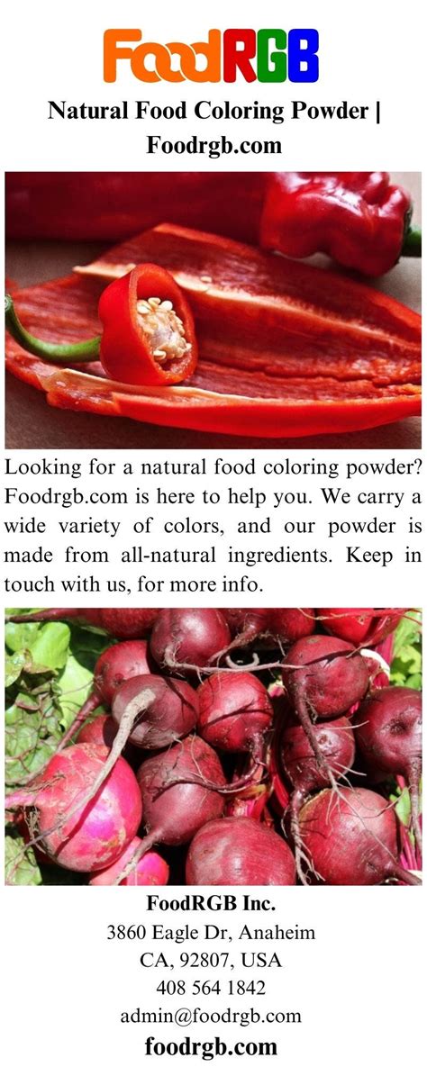 Natural Food Coloring Powder | Foodrgb.com - FoodRGB - Medium