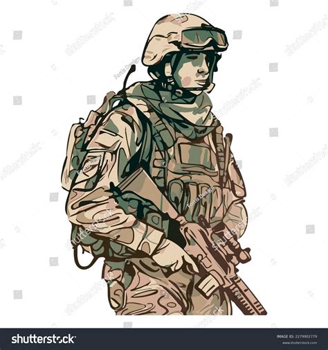 Army Soldier Drawing