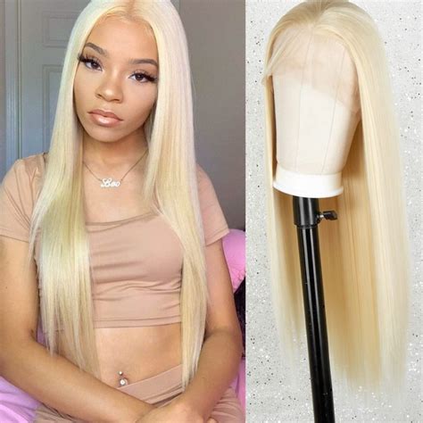 LESA 613 PLATINUM BLONDE STRAIGHT Lace Front Wig NWT Blonde Lace Front Wigs Straight