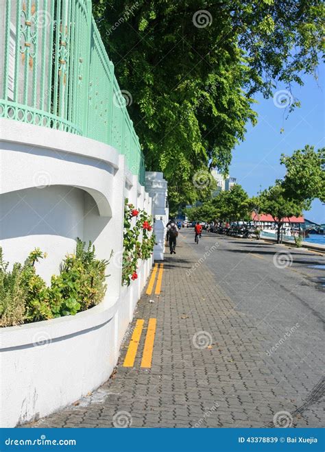 Male, Maldives - November 24, 2019: A British Airways Airplane Lands At