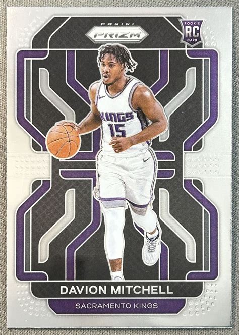 Panini Prizm Davion Mitchell Rc Rookie Card Sacramento