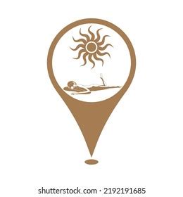 Nude Sunbathing Location Map Marker Icon Stock Vector Royalty Free 2192191685 Shutterstock