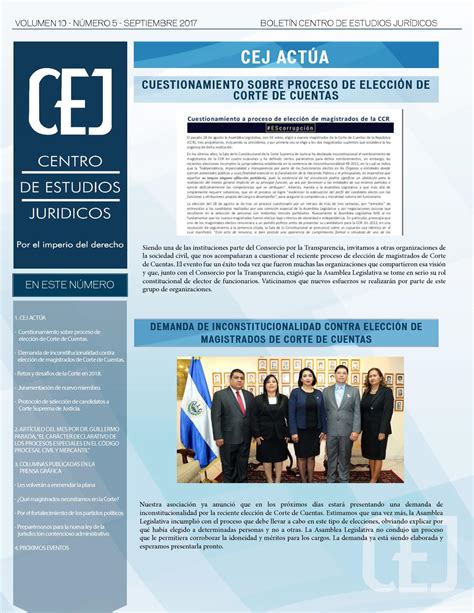 Calaméo Boletín Centro De Estudios Juridicos Septiembre