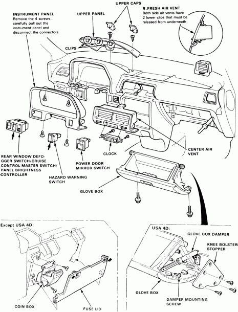 1992 Honda Civic Engine Diagram In 2024 Honda Civic Engine Honda Civic Civic