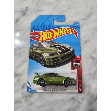Jual Hot Wheels Nissan Skyline Gtr R Hijau Shopee Indonesia