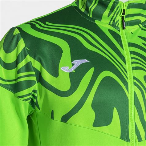 Joma Lion Ii Tracksuit Green Fluorblack