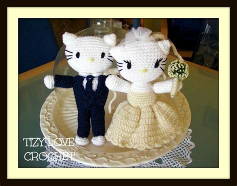 Hello Kitty wedding dress | Hello kitty wedding, Love crochet, Handmade