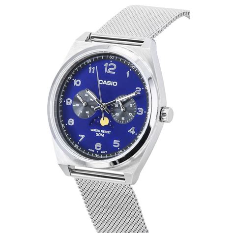 Купить Стандартный аналоговый сетчатый браслет Casio из нержавеющей ...