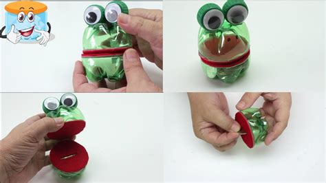 Как Сделать Лягушку Копилку из Пластиковых Бутылок - YouTube