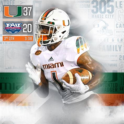 Canes Football on Twitter: "The two headed monster getting it done on