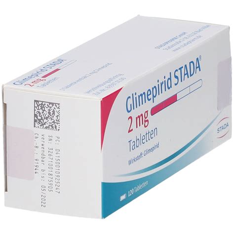 Glimepirid STADA 2 Mg 120 St Mit Dem E Rezept Kaufen Shop Apotheke