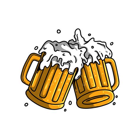 Celebração De Cerveja Cartoon Ilustração Vetor Clipart PNG Clipart De