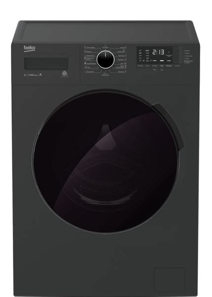 Узкая стиральная машина Beko WSPE7612A, 7 кг, темно-серый купить на ...