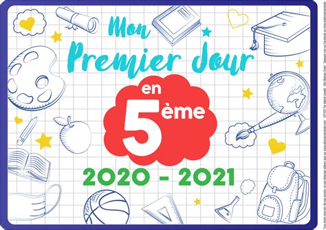 Gratuit: Affiche "Mon Premier Jour" à imprimer (rentrée des classes ...