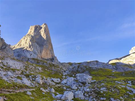 Naranjo De Bulnes Peak Also Know As Picu Urriellu Picos De Europa