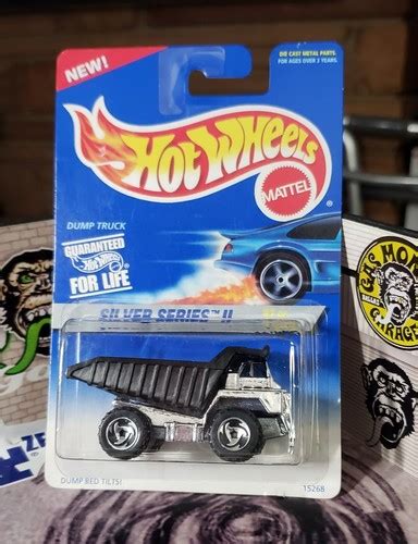 Hot Wheels Silver Series IICHROME CAT Dump Truck Black Bed