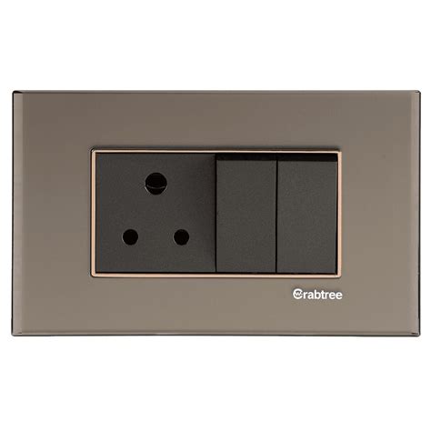 frosted slate glass outer plate grande