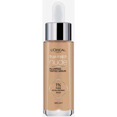 L Oréal Paris True Match Nude Plumping Tinted Serum sérum pro sjednocení barevného tónu pleti 2