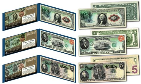 1869 Rainbow Series Currency Notes Designed On Genuine New 1 2 5