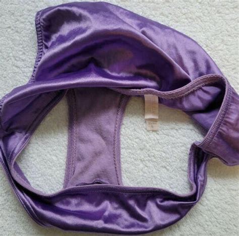 Victoria S Secret Vintage Second Skin Satin Bikini Panty