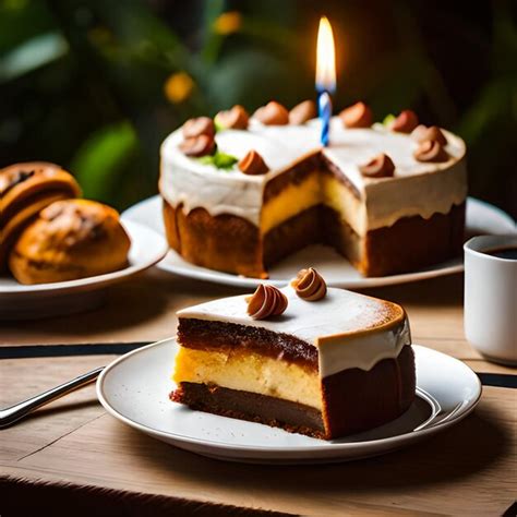 Premium AI Image Naked Black Forest Cake Schwarzwald Pie Cake With Dark Chocolate Whipped