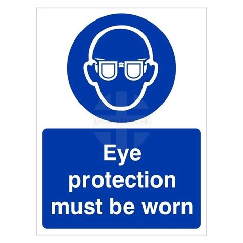 Eye Protection Must Be Worn Sign Uk Safety Store