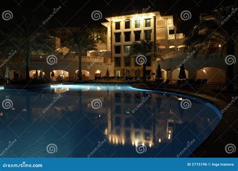 Swimming Pool with Highlights Stock Photo - Image of palace, evening ...