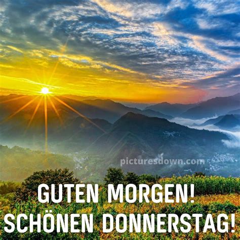 Sch Nen Donnerstag Bild Sonnenaufgang Picturesdown