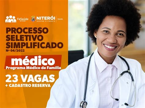 FeSaúde Saúde abre processo seletivo para Médicos de Família