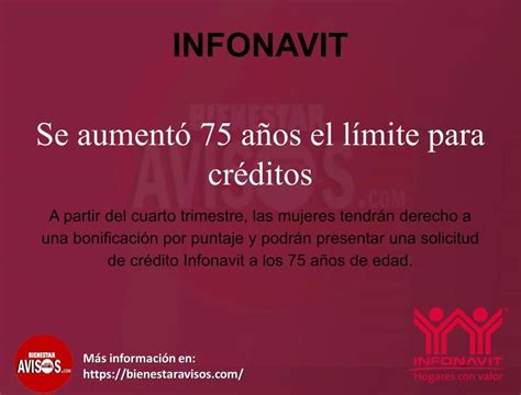 Infonavit Se aumentó 75 años el límite para créditos