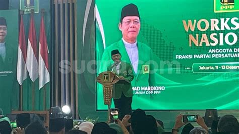 Jadi Utusan Presiden Bidang Pangan Mardiono Minta Dukungan Kader PPP