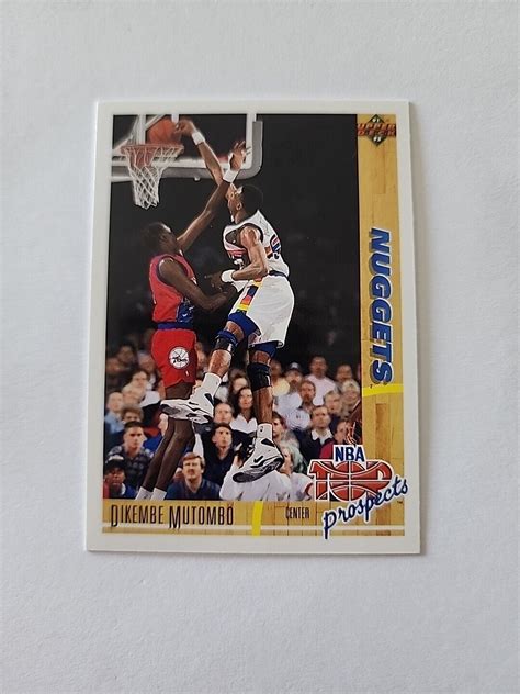 Upper Deck Dikembe Mutombo Rc Ebay