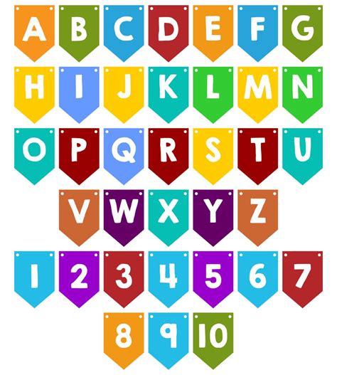 Free Printable Letters And Numbers