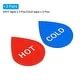 Self Stick Hot Cold Water Label Drop Shape Signs Red Blue Bed Bath Beyond