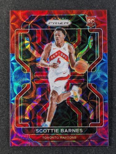 Panini Prizm Scottie Barnes Rookie Rc Red Blue Purple