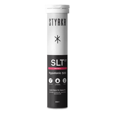 Styrkr SLT07 Quad-Blend Electrolyte Tablets | 500mg Mild Berry – stokelab