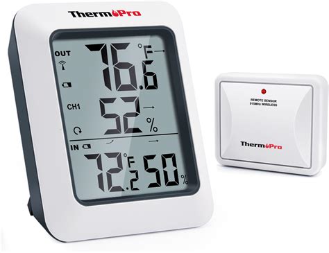 ThermoPro TP 60S Digital Hygrometer Indoor Outdoor Thermometer Humidity