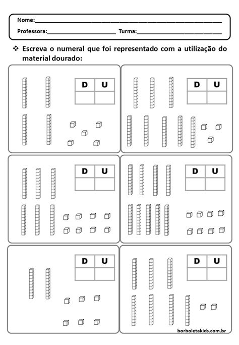 Material Dourado 3 Ano - Atividades com material dourado 2 e 3 ano