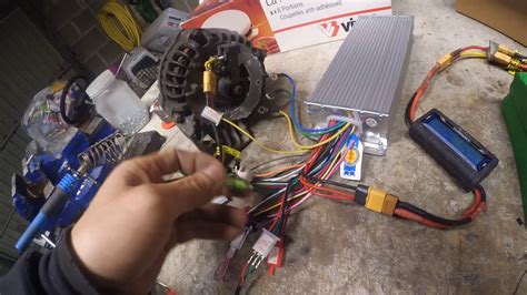 fonction et cablage controleur é-bike alternateur en moteur - YouTube