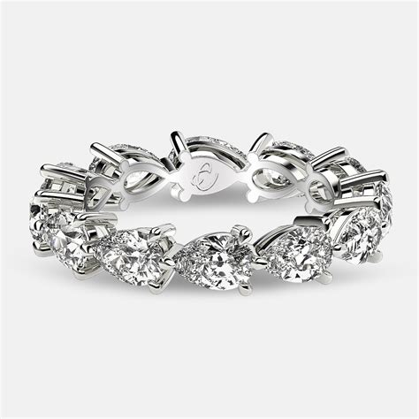 Pear Shaped Diamond Eternity Band And Ring Online Eternity Us