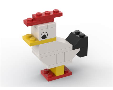 Lego Set 1264 1 S1 Chicken 2000 Seasonal Easter Rebrickable