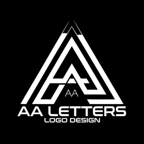 Premium Vector Aa Letters Vector Logo Design