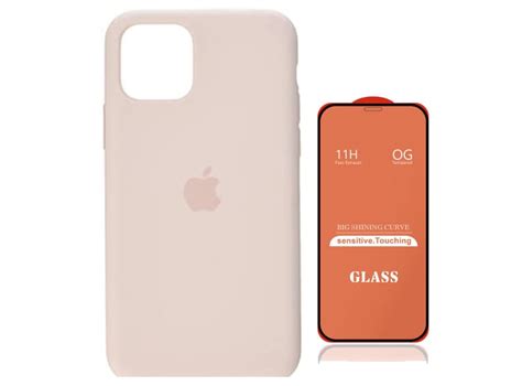 Ripley Case Silicona Iphone Pro Nude Mica De Vidrio Completo