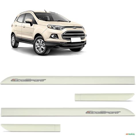 Friso Lateral Ecosport 2013 A 2021 Branco Vanilla Alto Relevo Em 596160