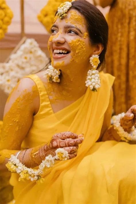 Yellow Sari For Haldi Haldi Is Slowly Picking Up To Be The Next Big Function In 2022