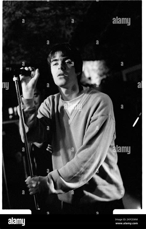 OASIS, FIRST UK HEADLINE TOUR, 1994: Liam Gallagher of Oasis at the
